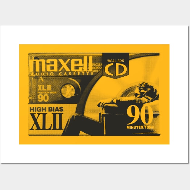 MAXELL HIGHT BIAS 90S Wall Art by ngaritsuket